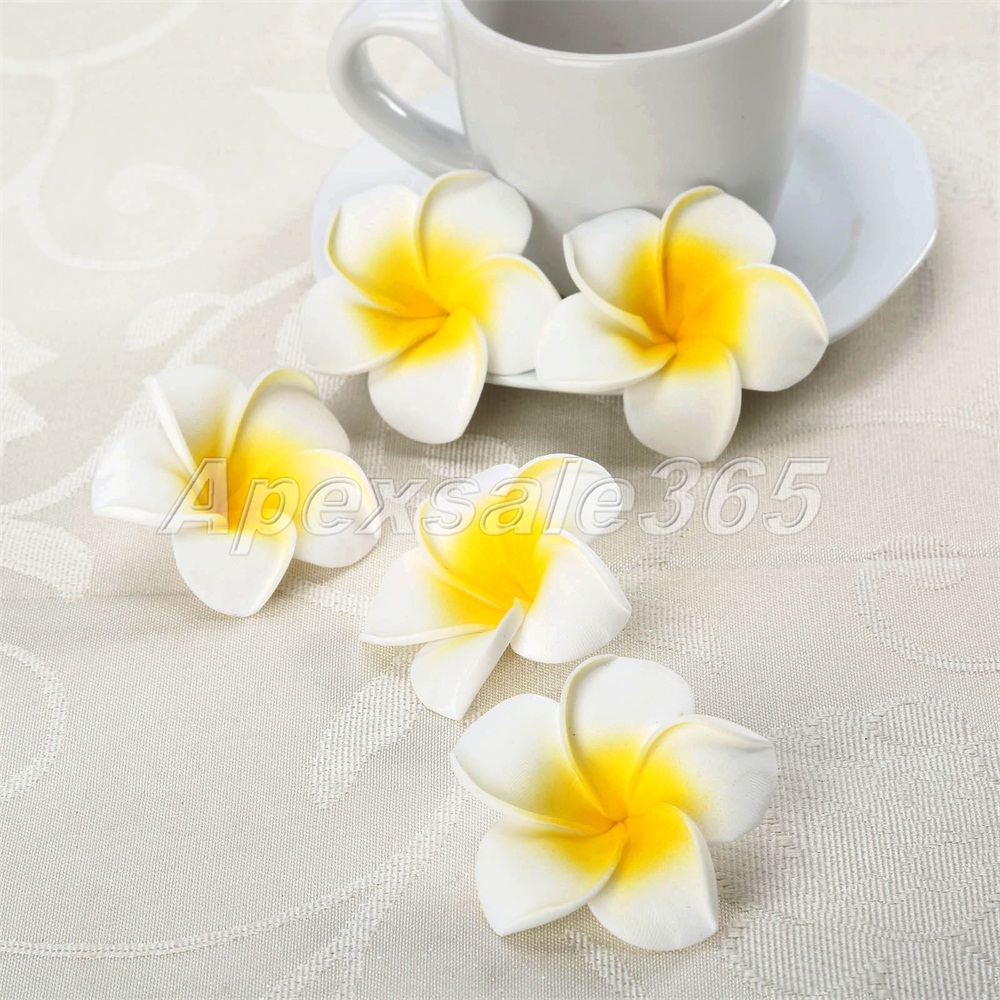 Hochzeit Künstlicher Schaum Frangipani Blume Plumeria Party Dekoration 10//50pcs